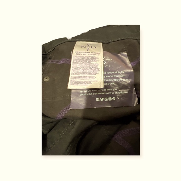 NYDJ Daulat Wide Cuff Capri Size 6 - Picture 3 of 10